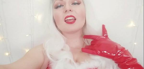Strapon FemDom POV Video, Xmas Mistress Strap-on Dirty Talk
